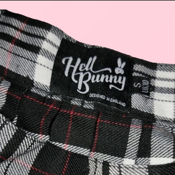 Hell Bunny Hell Bunny Vernon Mini Skirt - UK10 Small New Without Tags - Picture 2 of 4